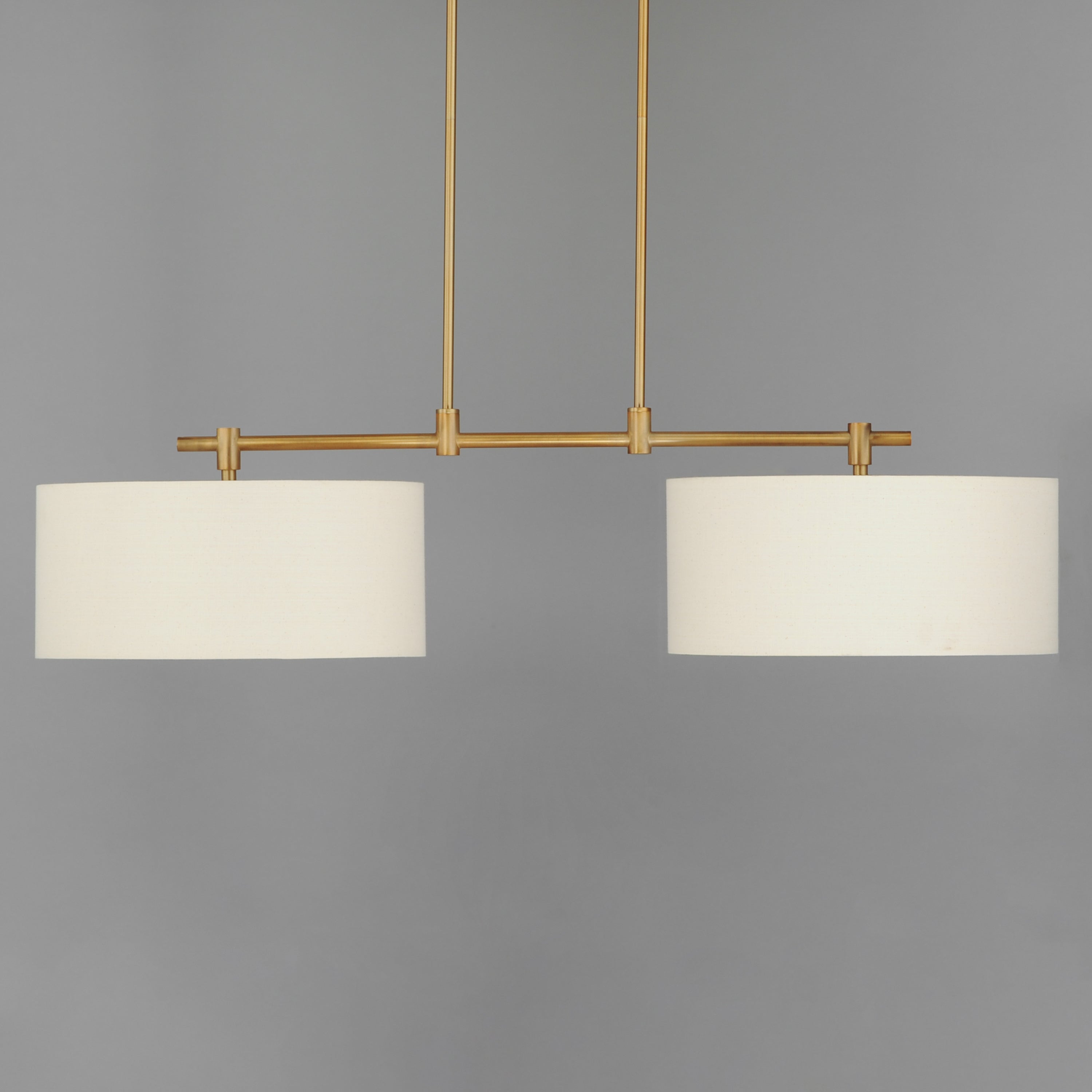 Bongo 2 Light Pendant Brass