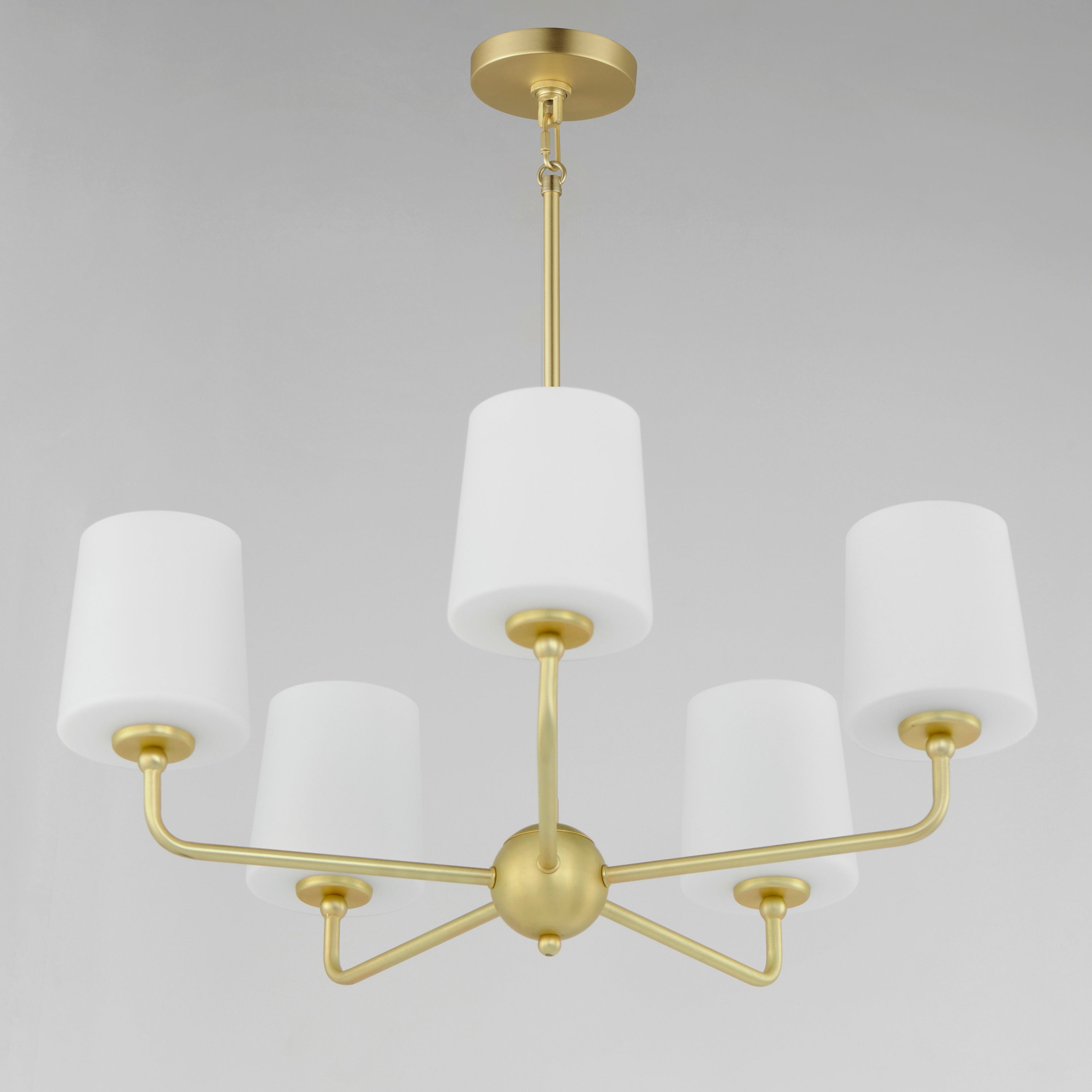 Bristol 5 Light Chandelier Brass