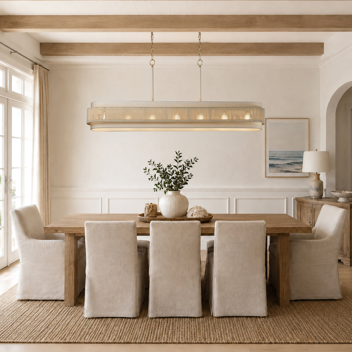 Seacliff 7 Light Linear Pendant