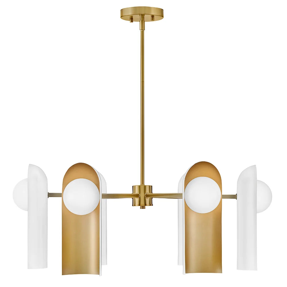 Zuri Chandelier White