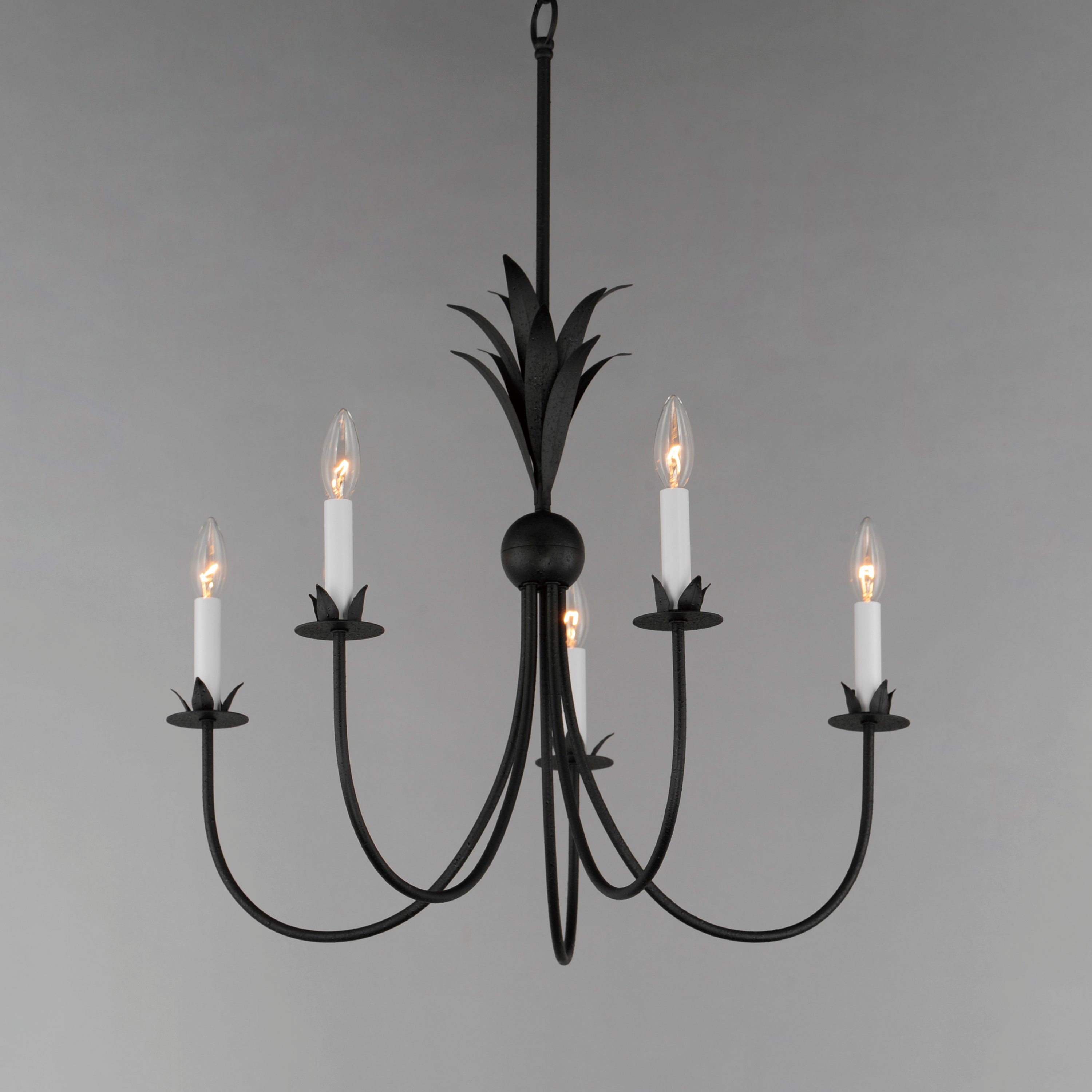 Paloma 5 Light Chandelier Steel