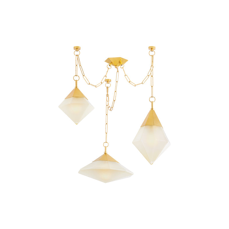 Angelique Pendant Brass Small