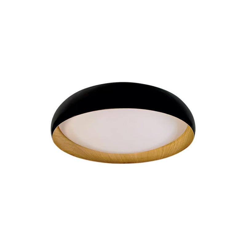Potolo II Plafón Negro/Madera