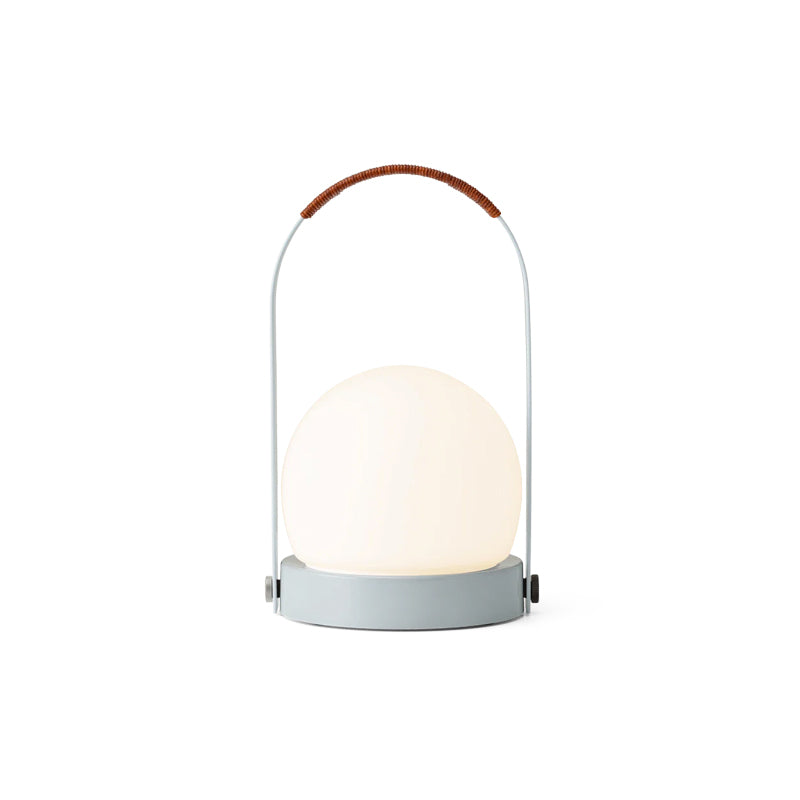 Carrie Portable Table Lamp Leather Handle/Blue