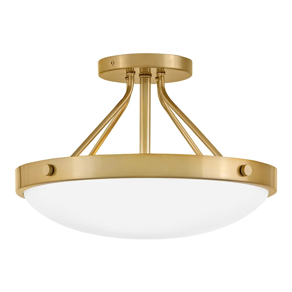 Gus Semi Flush Gold