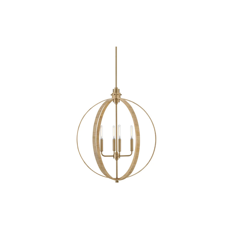 Fallon Orb Chandelier Brass