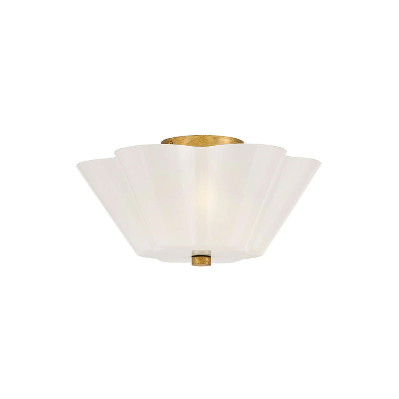 Honey Semi Flush Brass