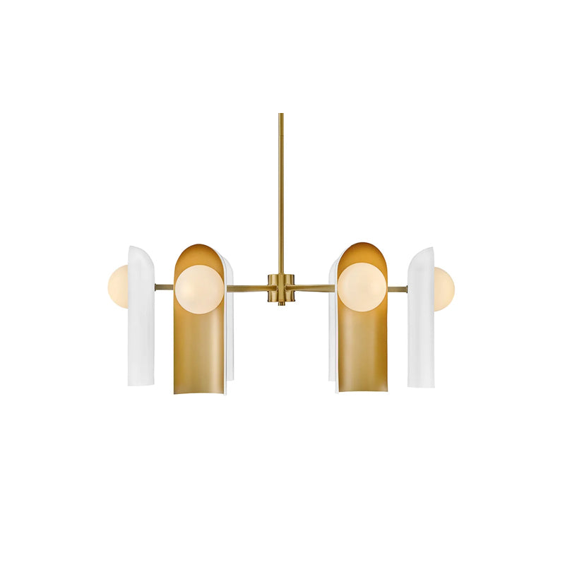 Zuri Chandelier White