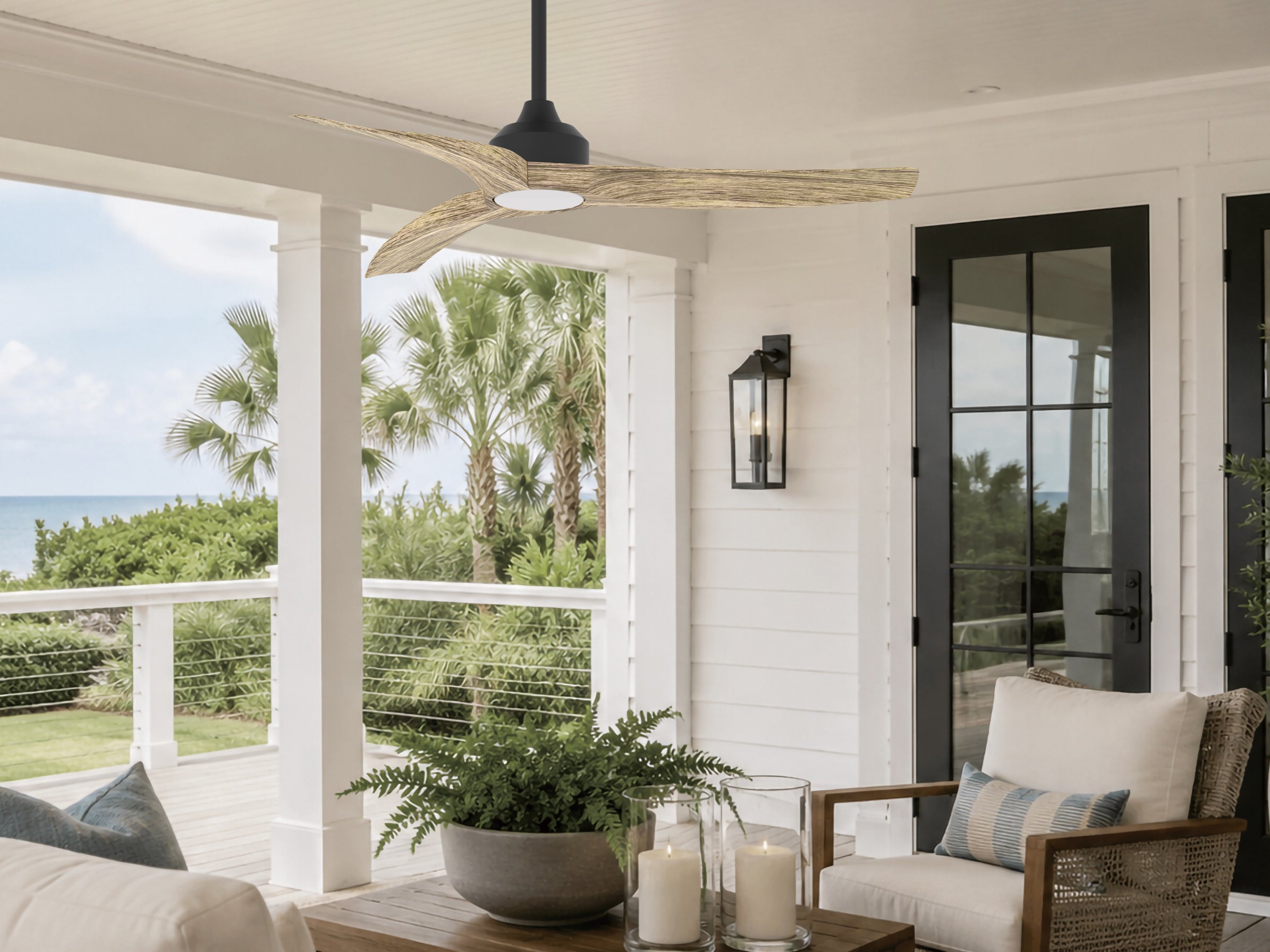 Drifter Outdoor Fan Wood
