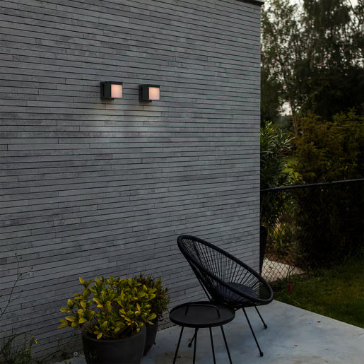 Tycho Lámpara Pared Solar Híbrida / Sensor Movimiento