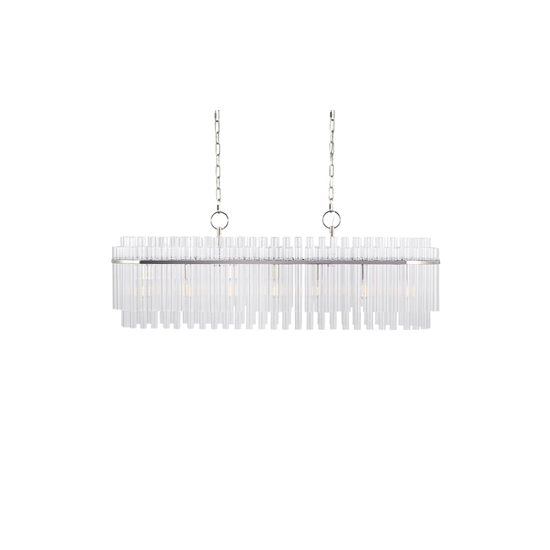 Beckett Linear Chandelier Nickel