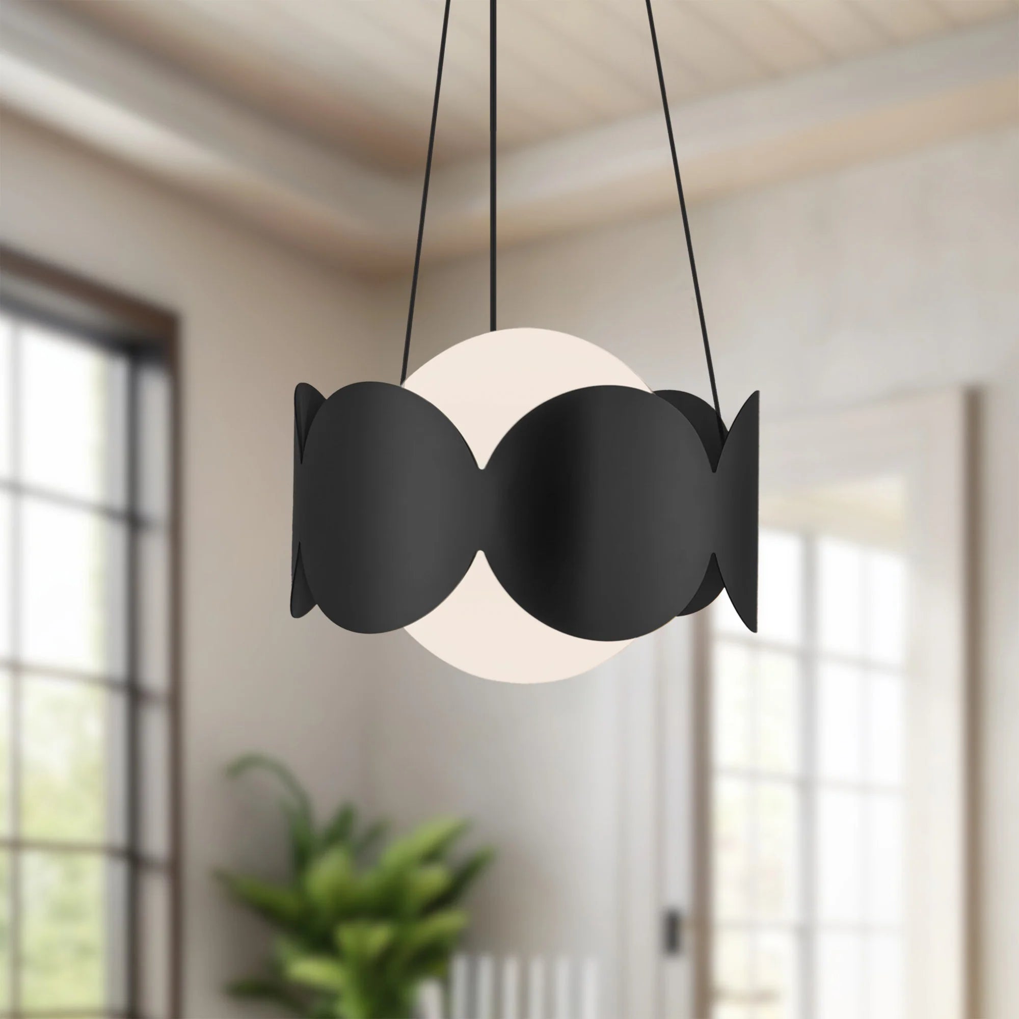 Ciel Led Chandelier Black