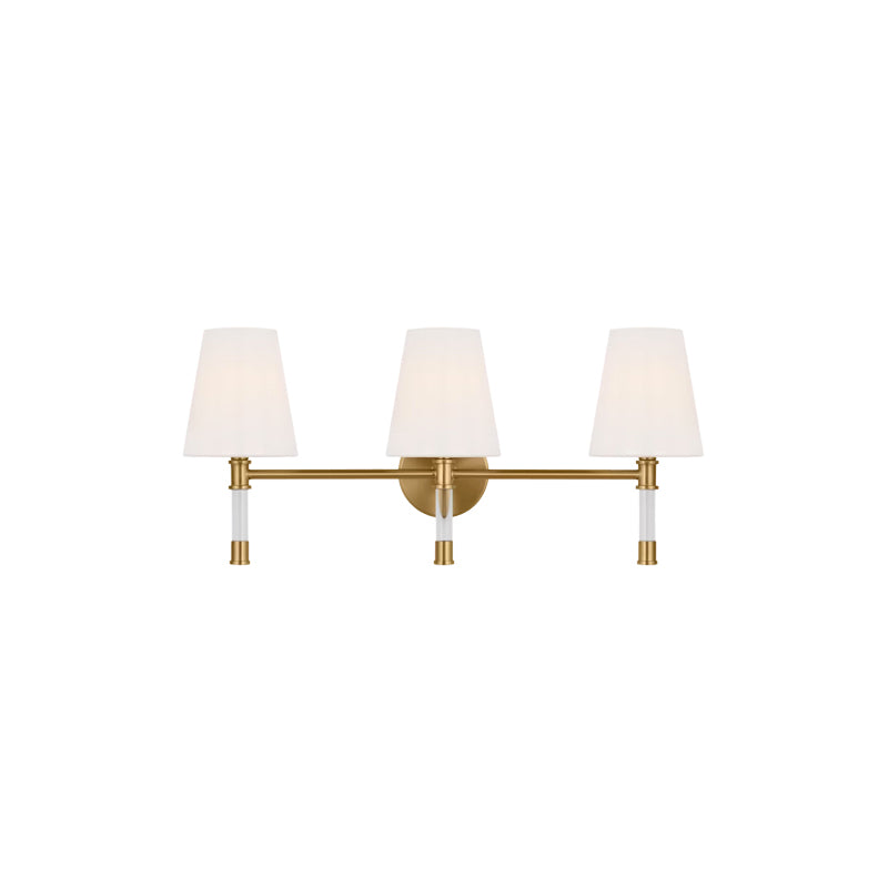 Hanover 3-Light Bath Sconce Brass