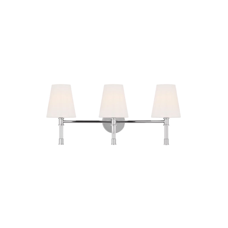 Hanover 3-Light Bath Sconce Nickel