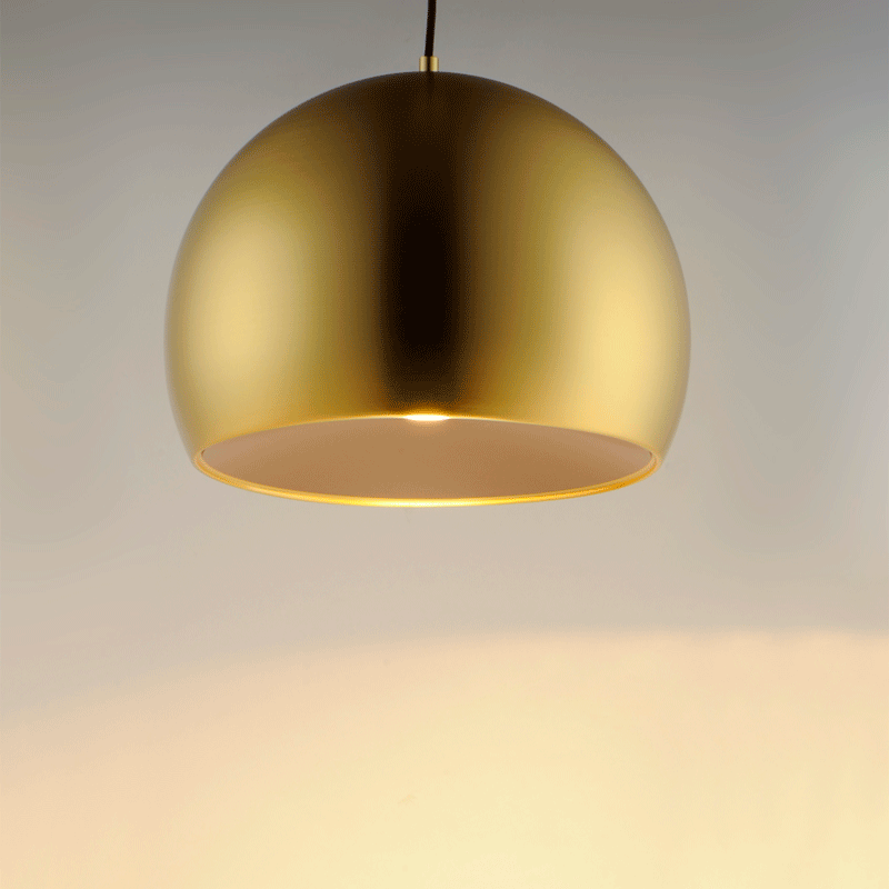 Palla Led Pendant Coffee M