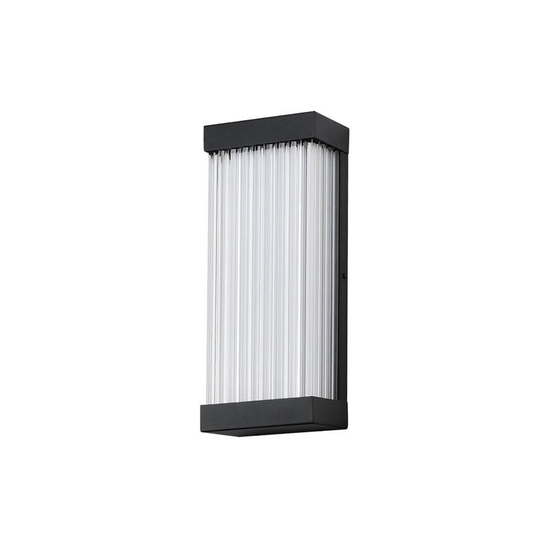 Acropolis Led Outdoor Sconce Black