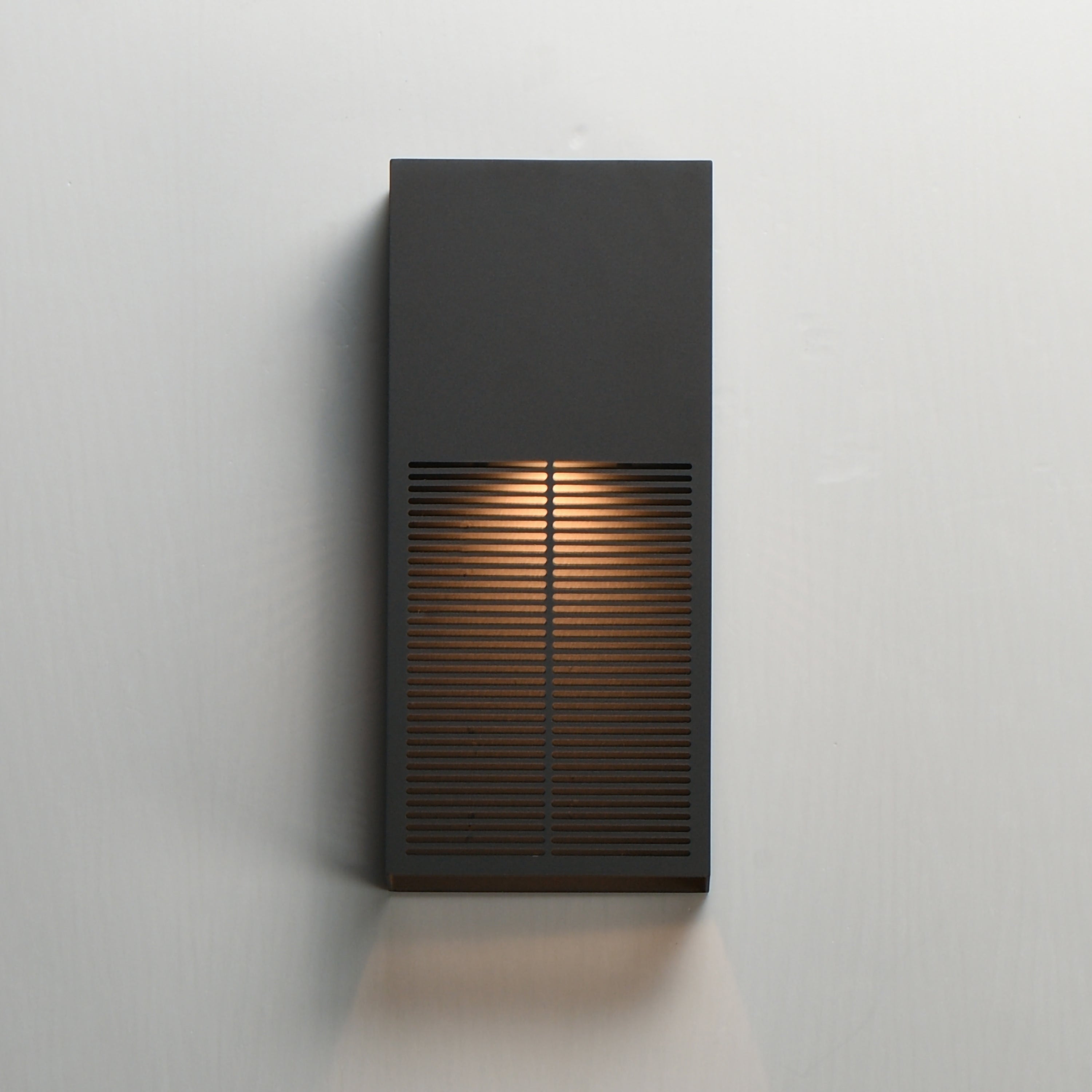Grate Outdoor Wall Sconce Bronze S