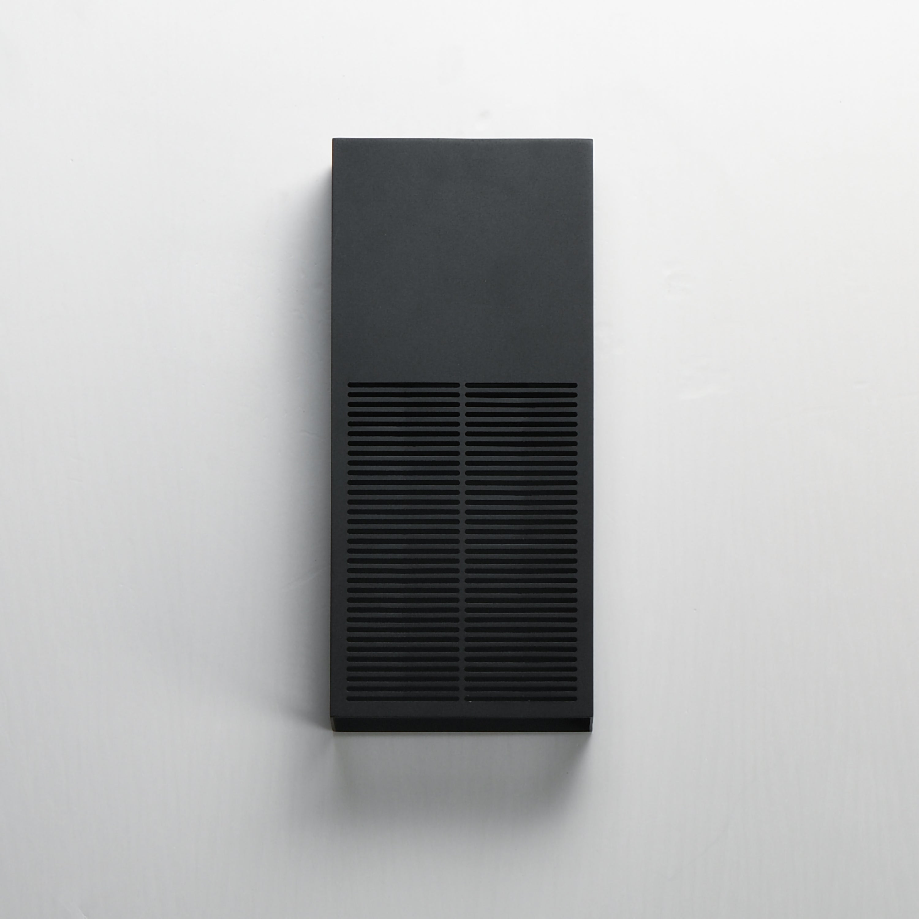 Grate Outdoor Wall Sconce Black S