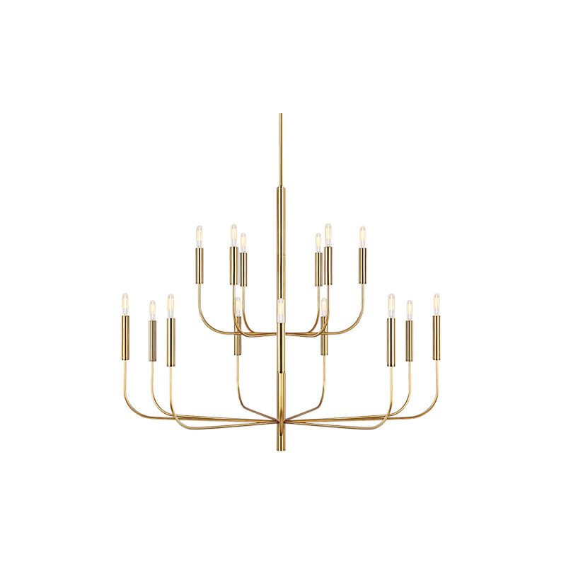 Brianna Chandelier Brass L