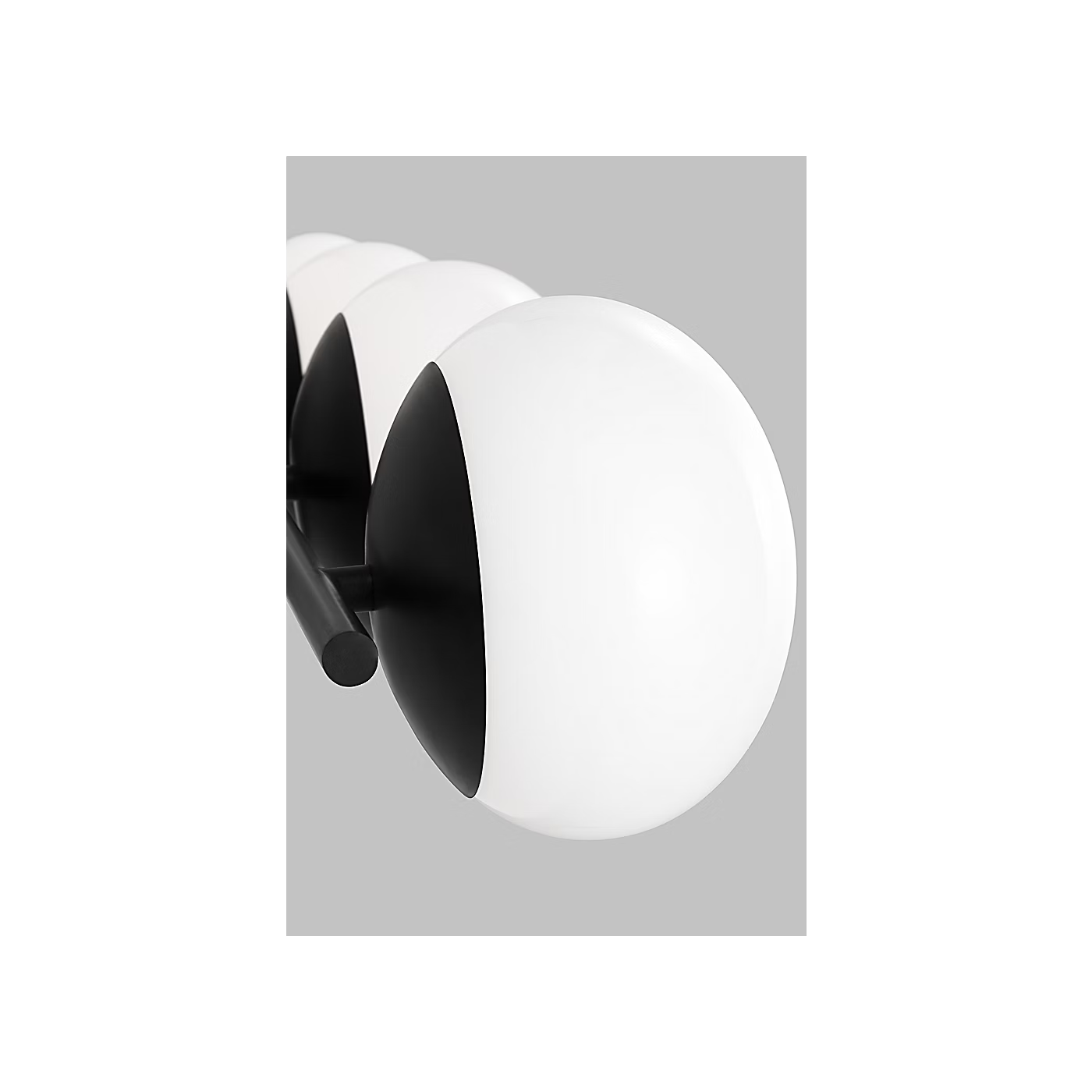 Lune 4 Light Bath Sconce Black