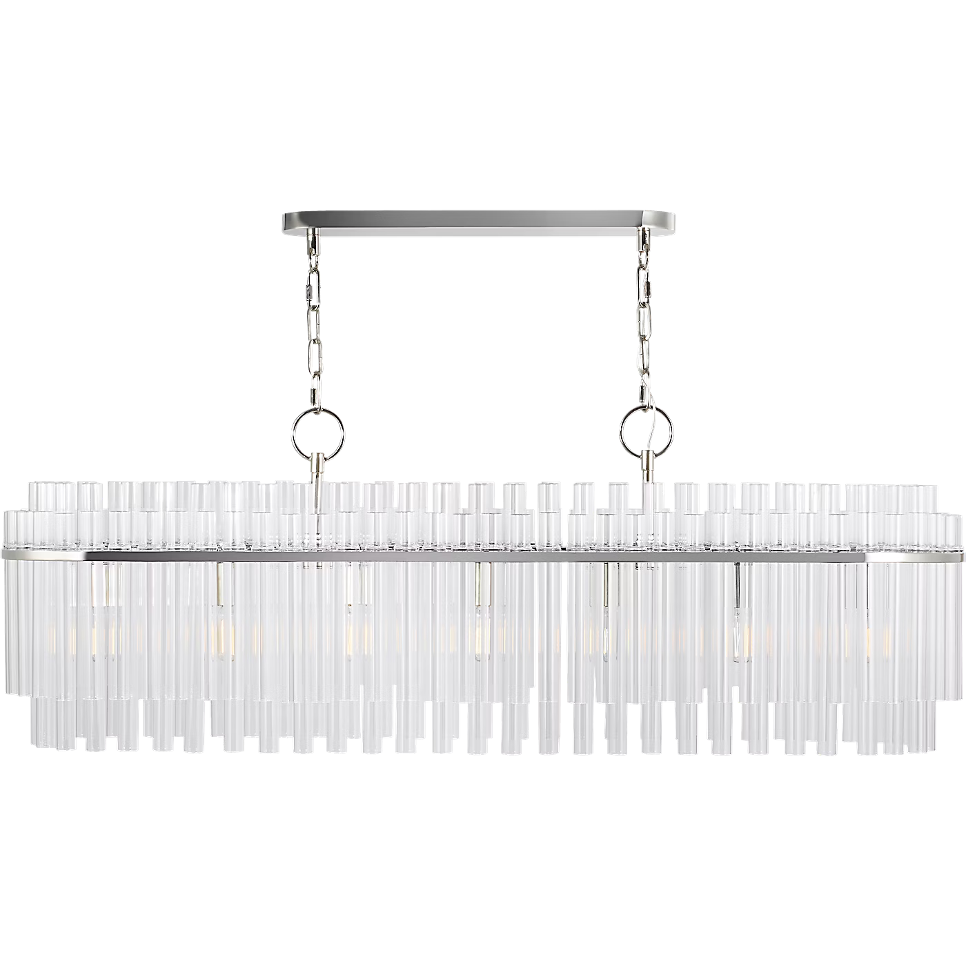 Beckett Linear Chandelier Nickel