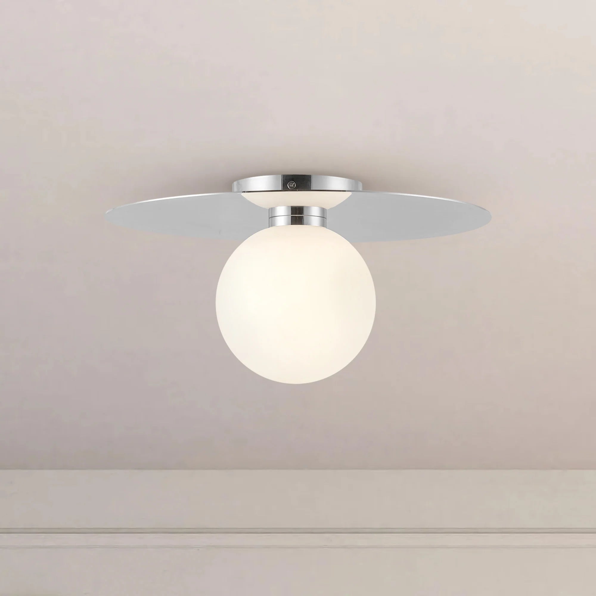 Elixir Chrome Flush Mount L
