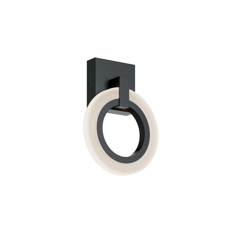 Halo Led Sconce Black