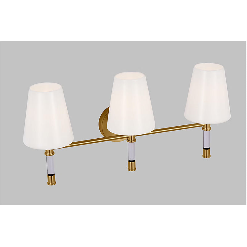 Hanover 3-Light Bath Sconce Brass
