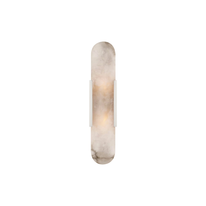 Melange Elongated Sconce Nickel