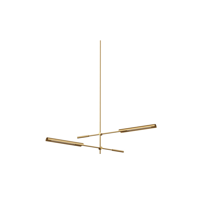 Astrid 2 Multi Pendant Brass