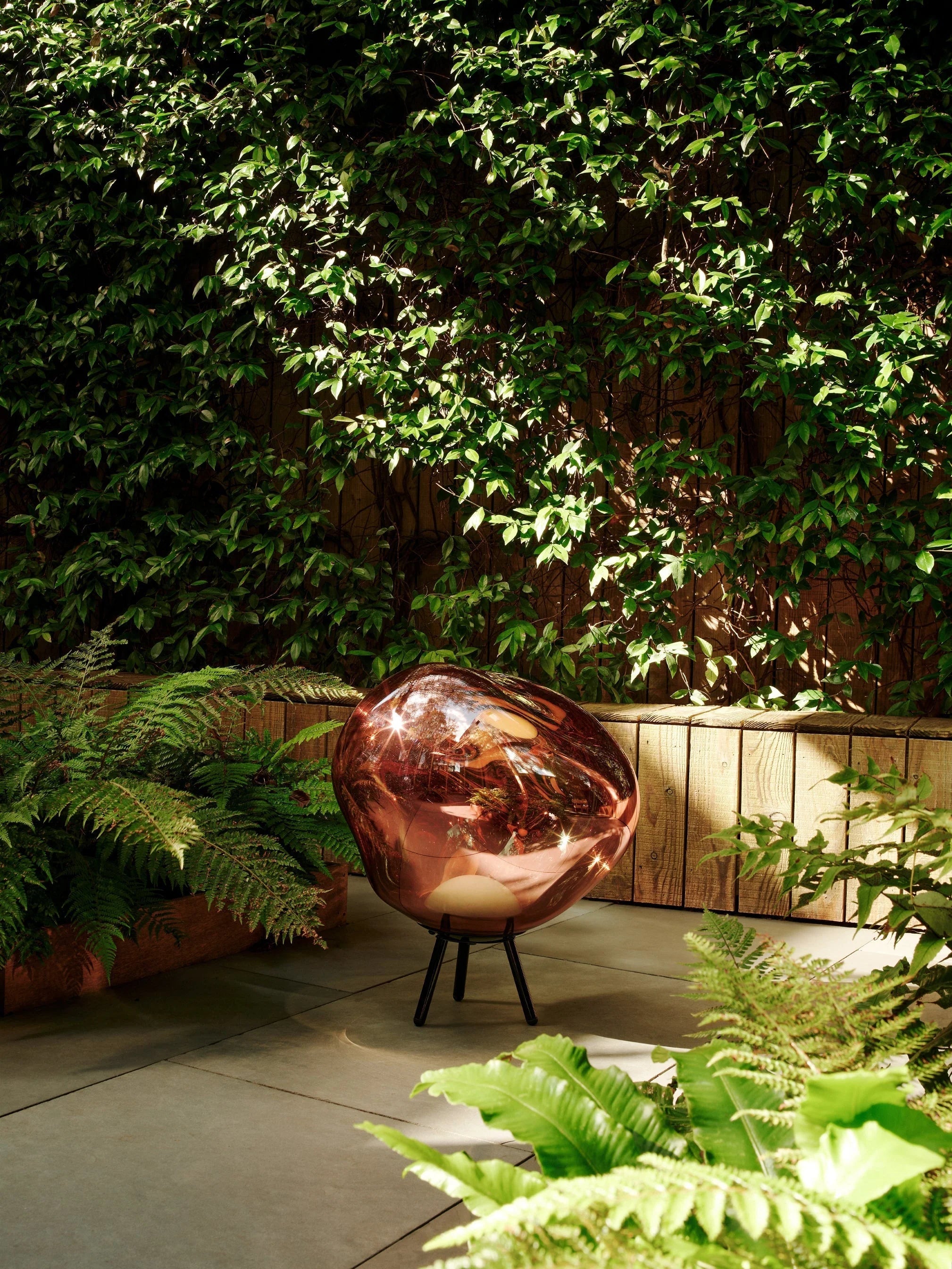 Melt Large Portable Light Copper