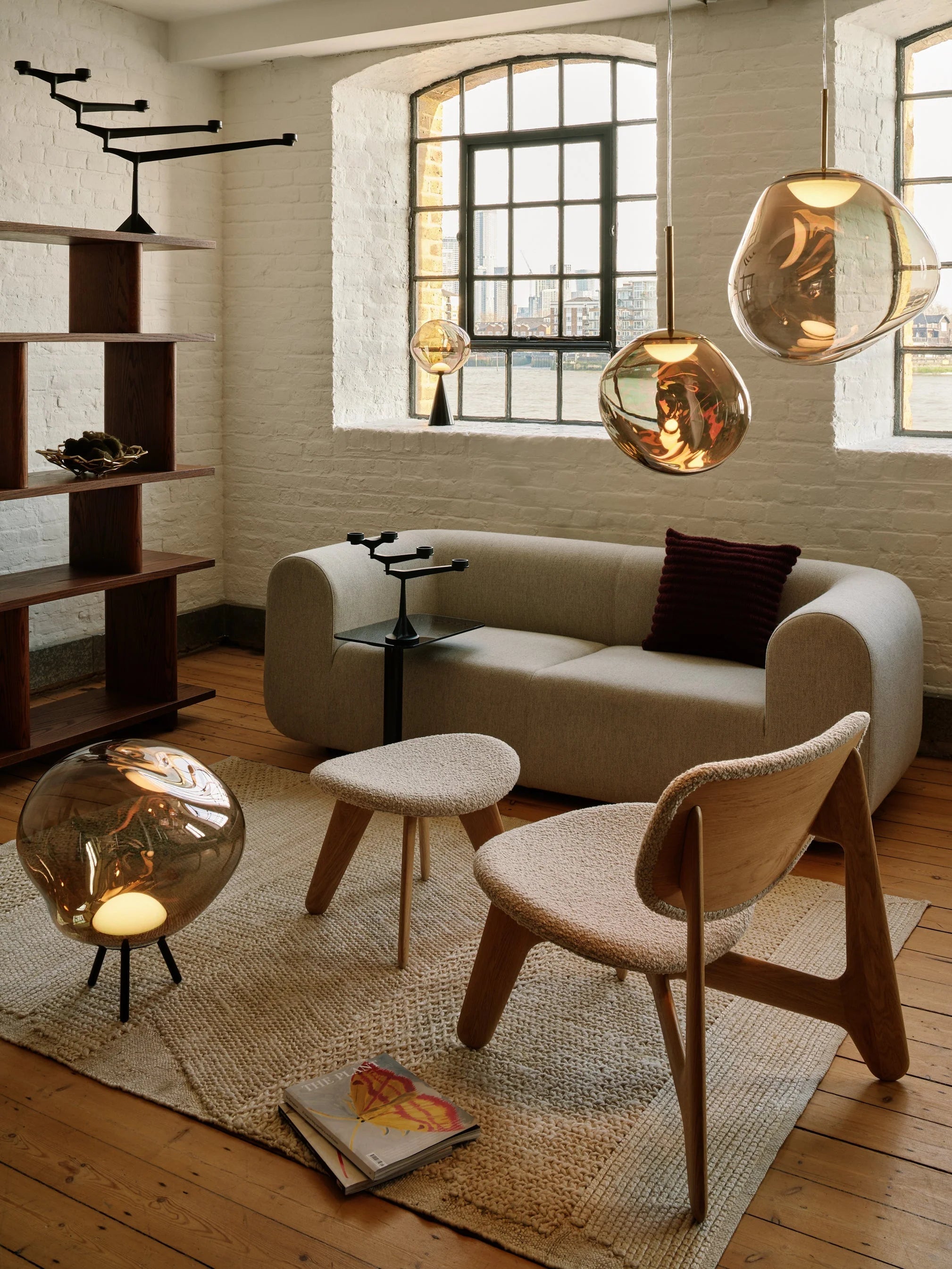 Melt Large Portable Light Bronze