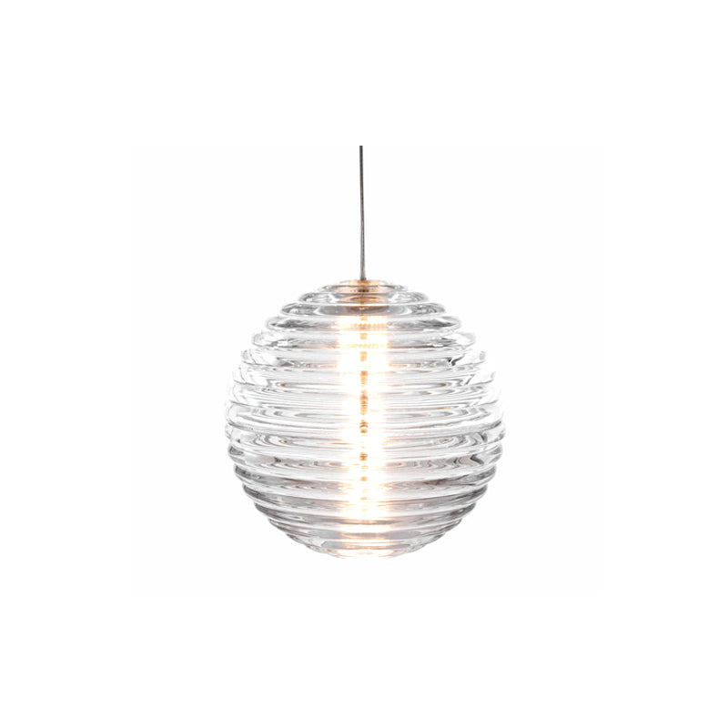 Press Medium Sphere Pendant Clear