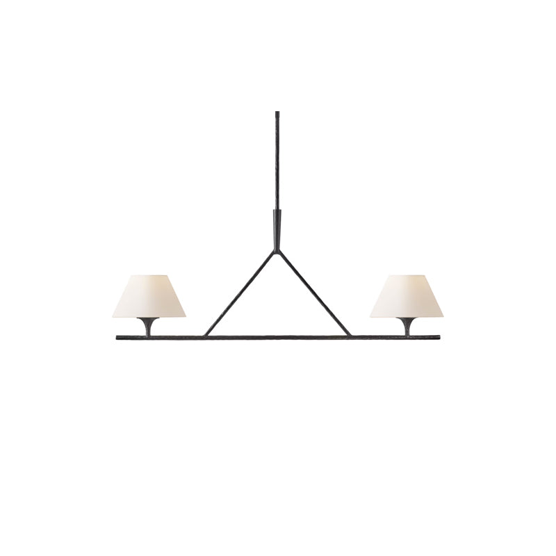Cesta Large Linear Chandelier Iron