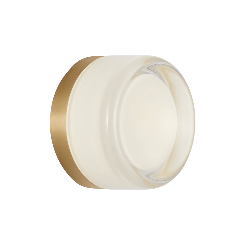 Tatum Wall Sconce Brass/Milk Glass