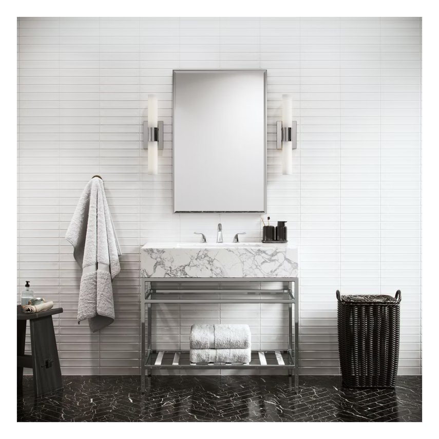 Keaton Medium Vanity Sconce Chrome