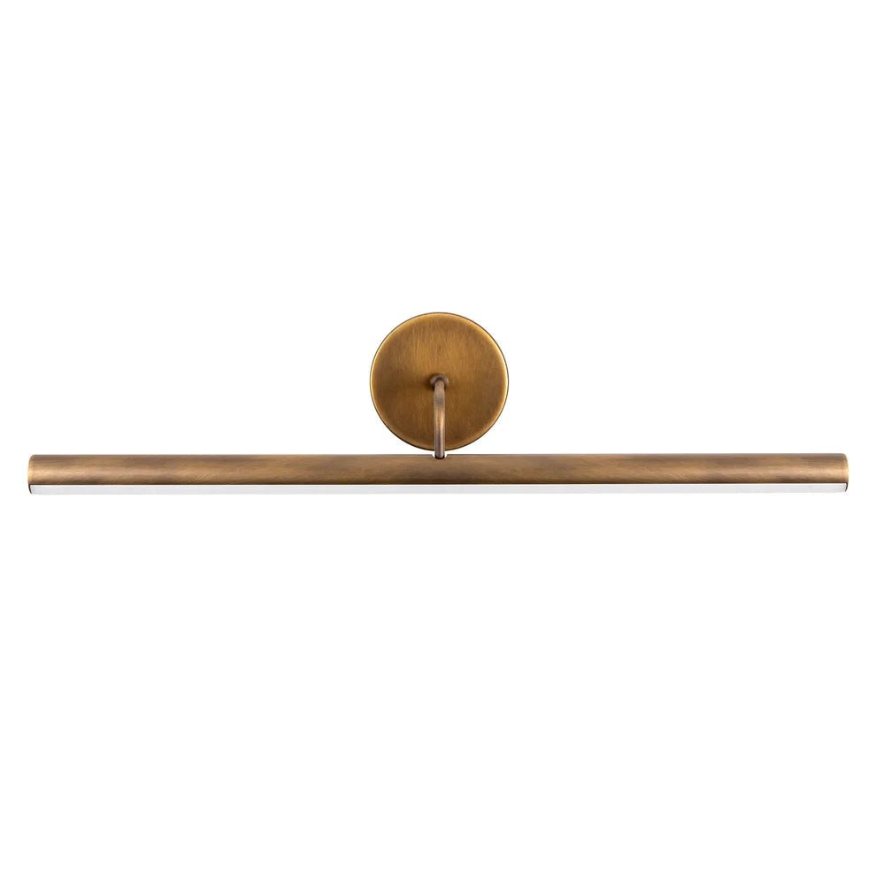 Slender Wall Picture Light Medium Brass