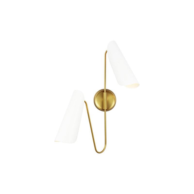 Tresa Two Light Sconce White