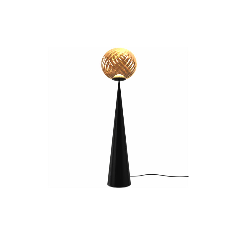 Whirl Cone Floor Light Black/Gold