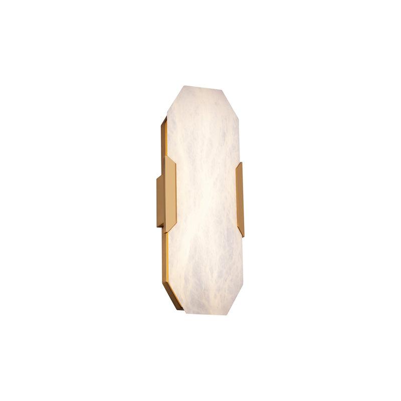 Toulouse Wall Alabaster Brass