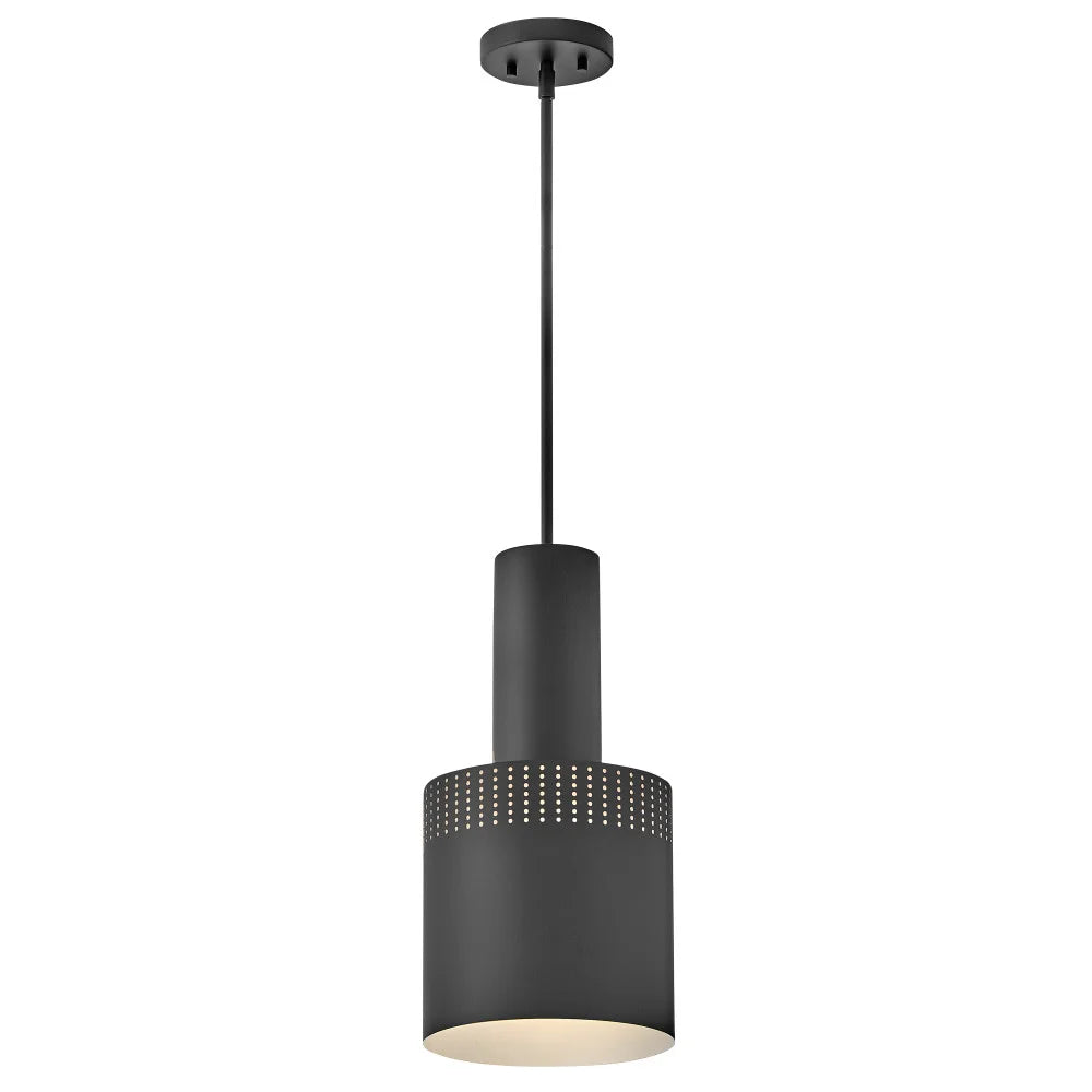 Casey Metal Pendant Black