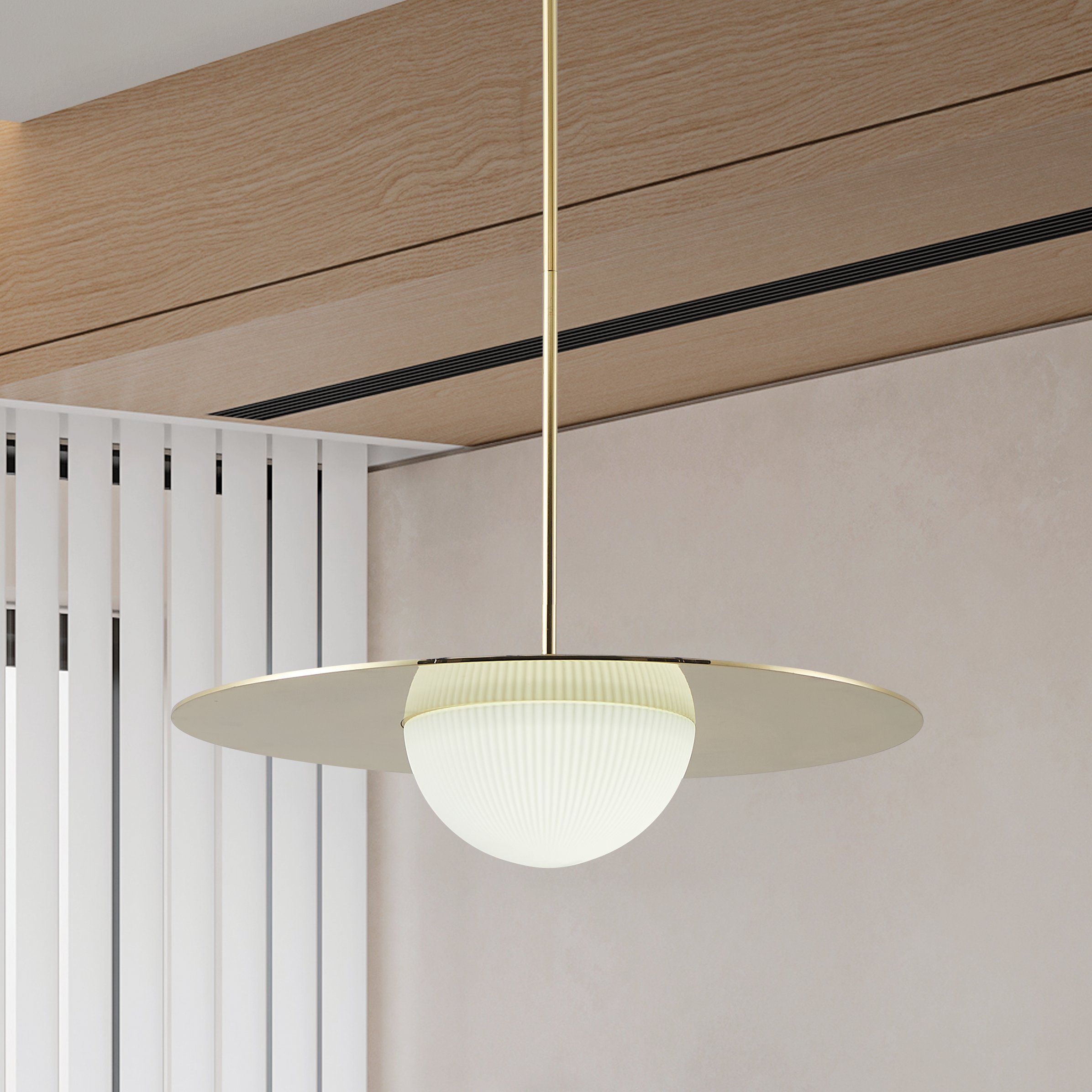 Solstice Pendant Brass Large