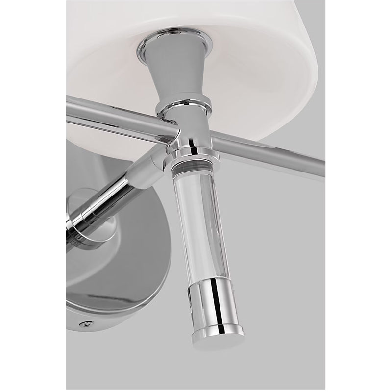 Hanover 3-Light Bath Sconce Nickel