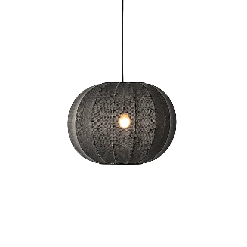 Knit Wit 45 Round Pendant Black