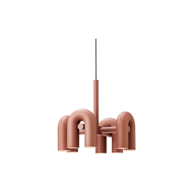 Cirkus Small Chandelier Terracotta