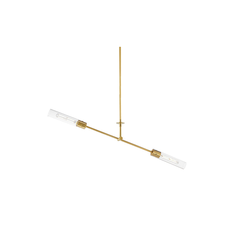 Equilibrium 2 Light Pendant Gold