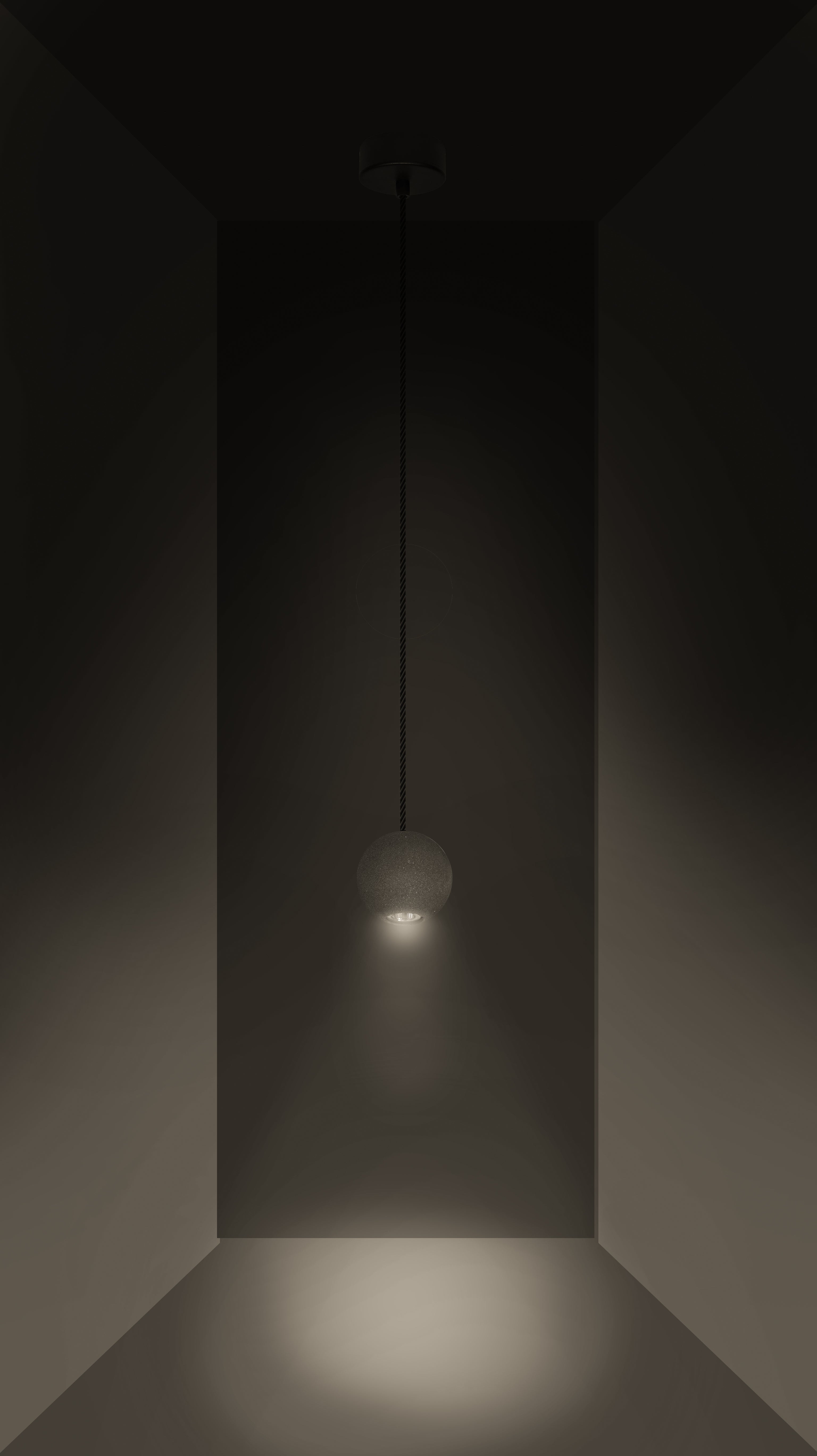 Concrete Sphere Led