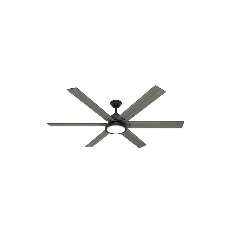 Ventilador de Techo Warrant con Luz 70 Negro Mate