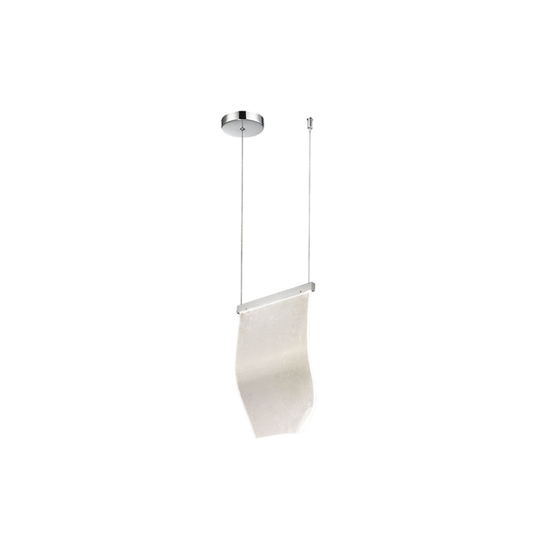 Wave Pendant Chrome