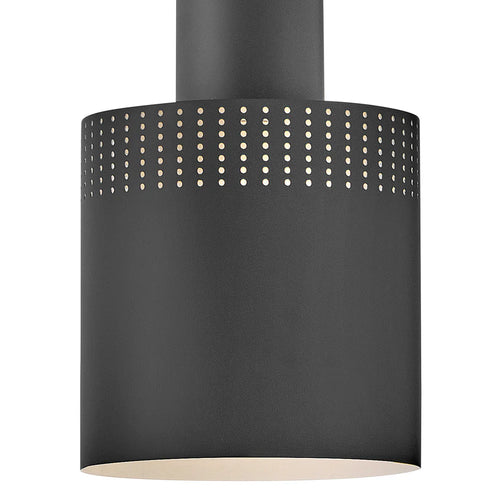 Casey Metal Pendant Black